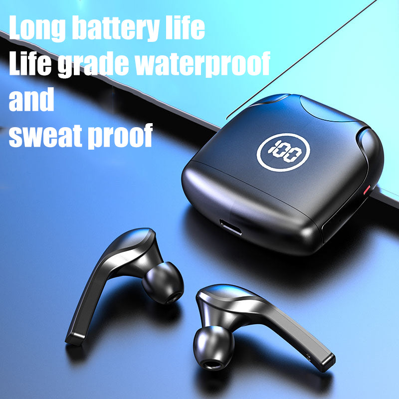 X9 TWS Wireless Bluetooth 5.0 In-ear Earphone Sweatproof Stereo Music Calling Sports Digital Display Headset X9 TWS Wireless Bluetooth 5.0 In-ear Earphone Sweatproof Stereo Music Calling Sports Digital Display Headset